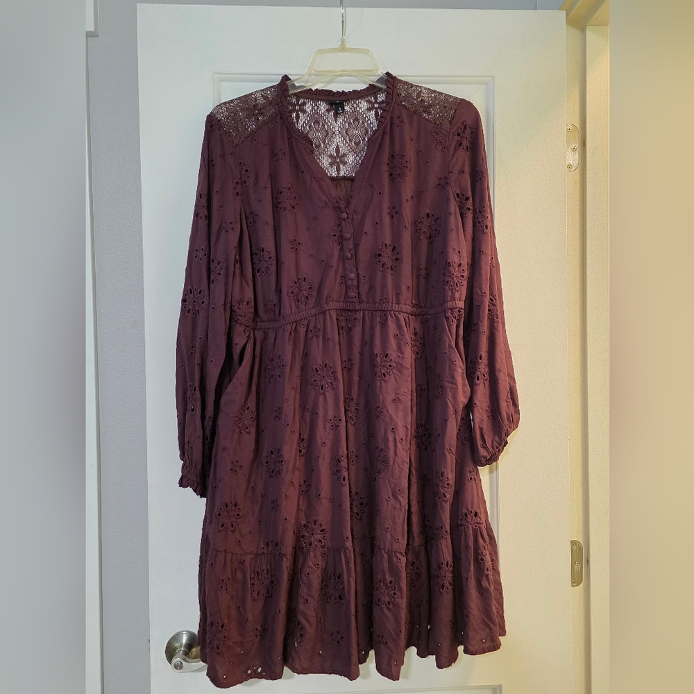 Elegant Lace Trimmed Dress